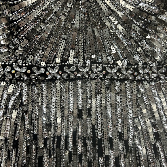 Mac Duggal Size 5483 NWT SEQUIN EMBELLISHED ELEGANT SLEEVELESS EVENING GOWN - Picture 8 of 10